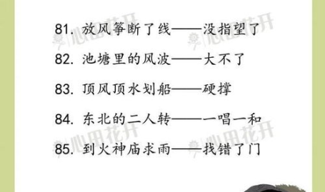 歇后语100个,传承智慧与幽默